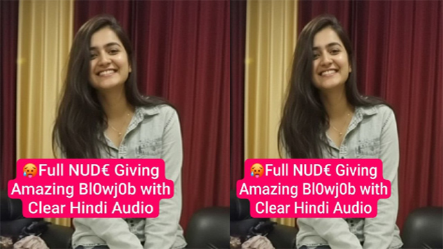 Desi Girl New Latest Viral  Nude – Giving Amazing Blowjob – To Her Boyfriend Mms Video